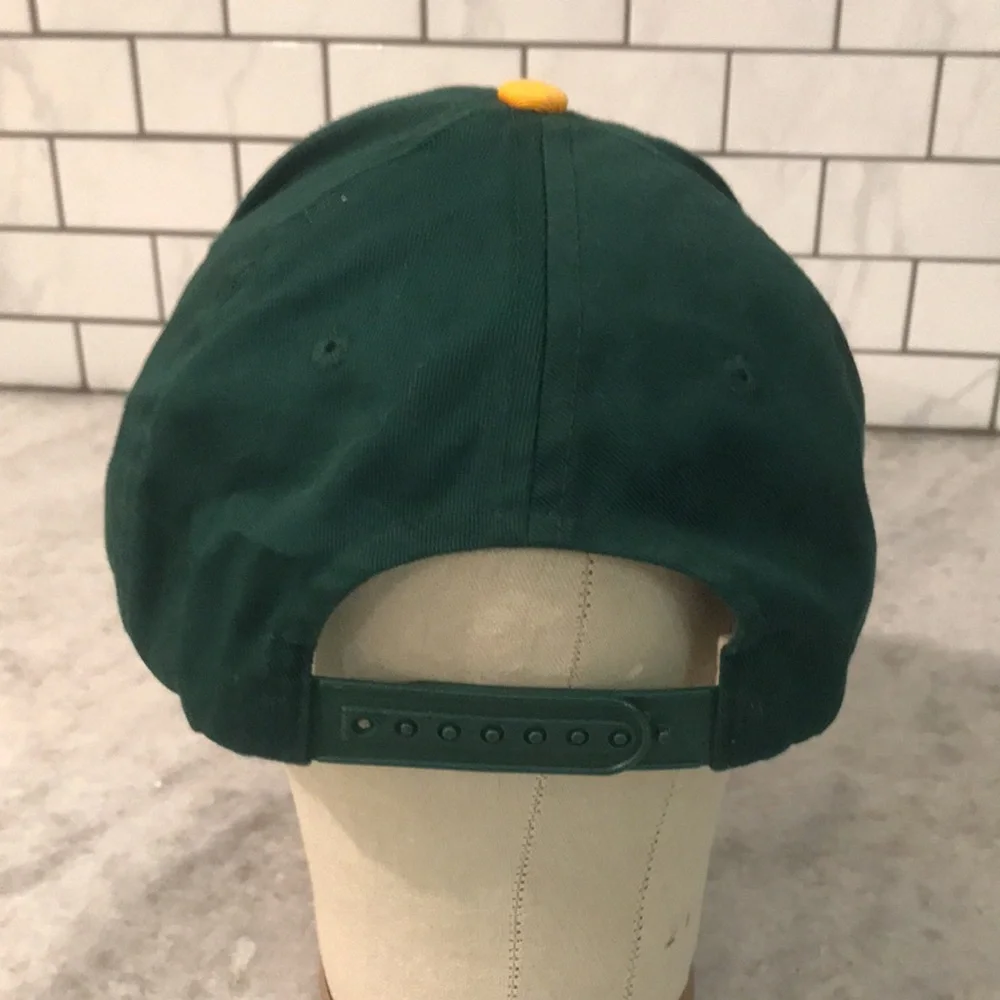 Oakland As Snapback Hat Mens Green Gold Outdoor Cap MLB Baseball Sports Athletic - Picture 3 of 7